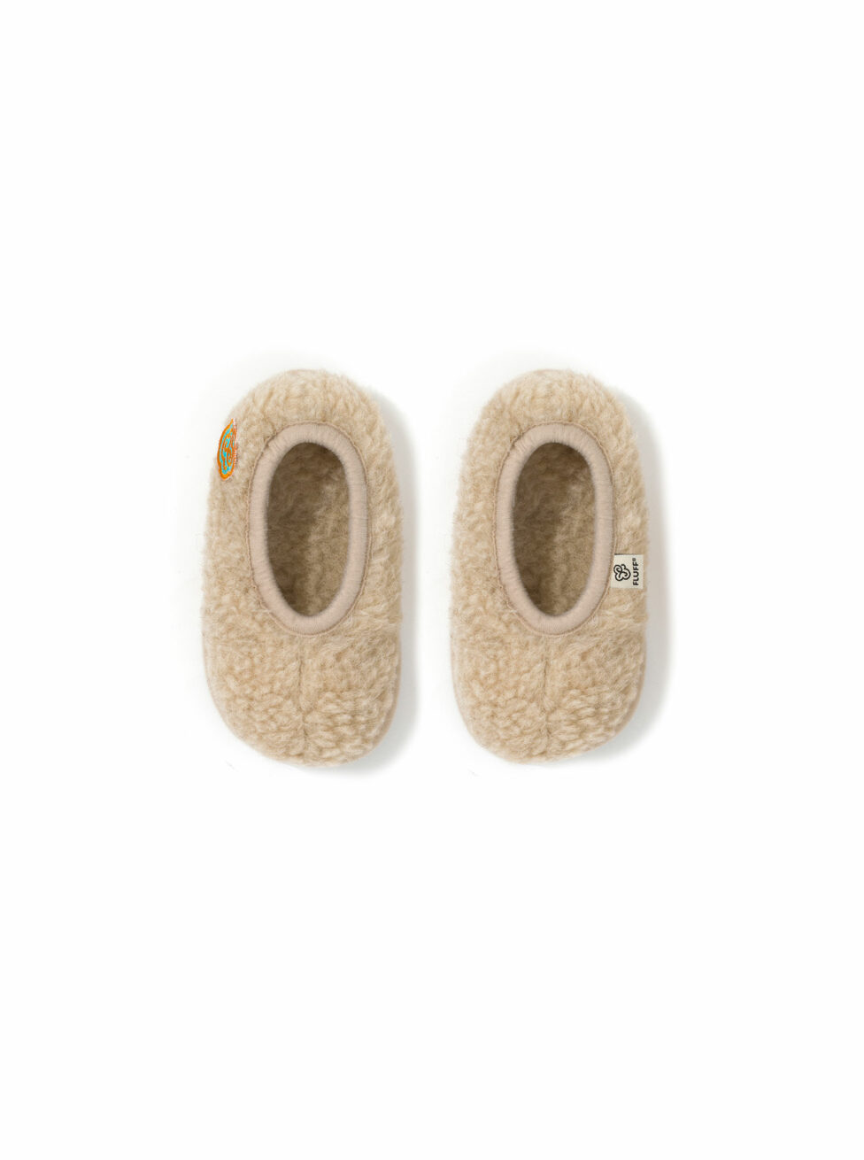 Wełniane kapcie Beige