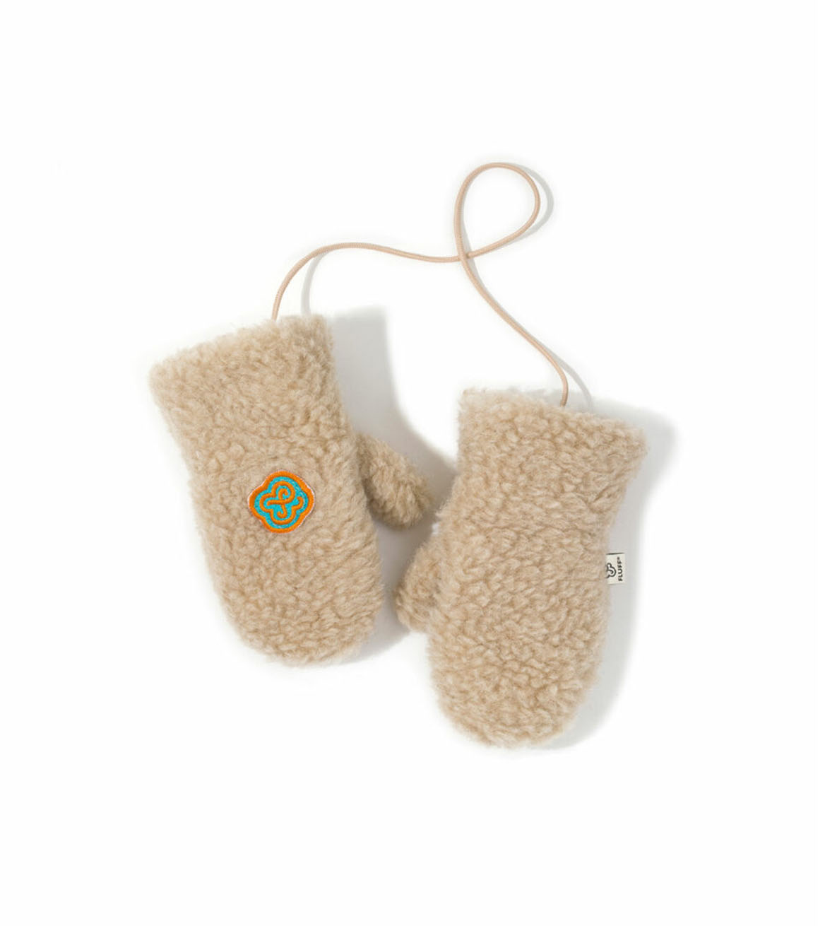 Wełniane rękawiczki Beige