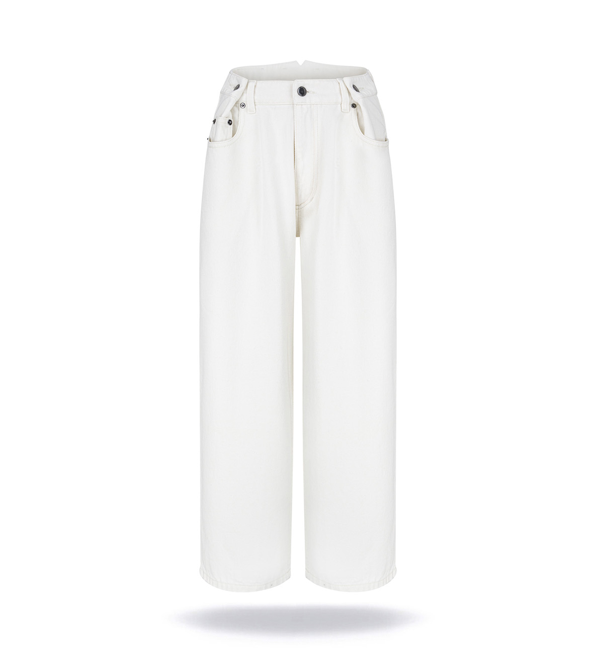 Denimowe kuloty off-white