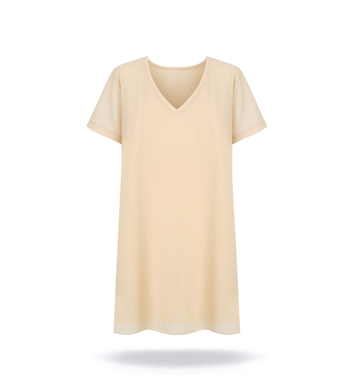 T-shirt oversize Light beige