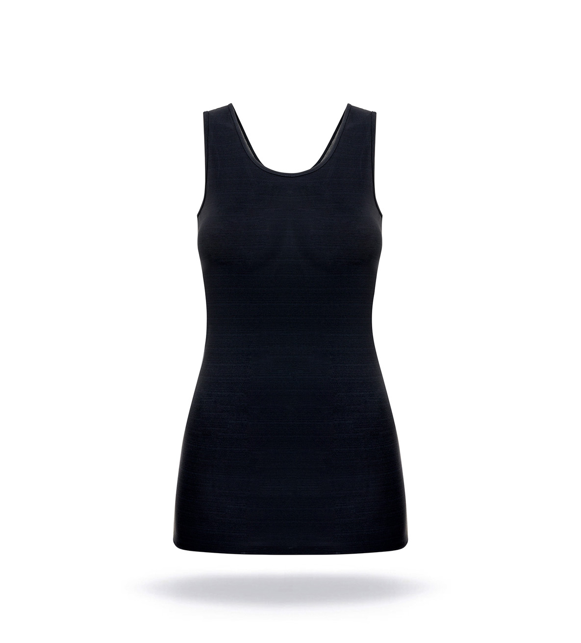 Top na ramiączkach Black