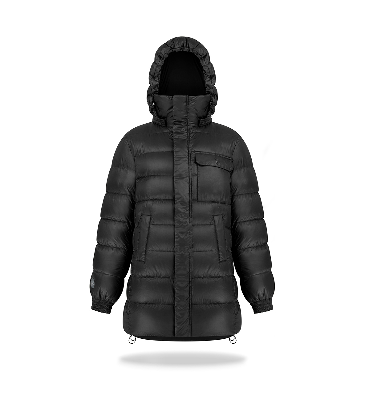 Kurtka puchowa z kieszonką Black