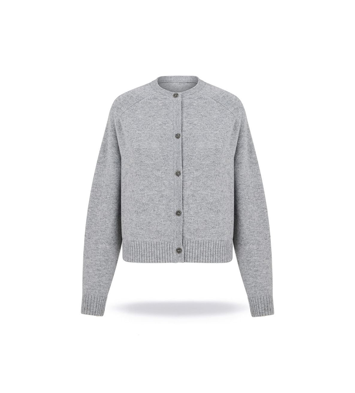 Kardigan merino z kaszmirem Light grey