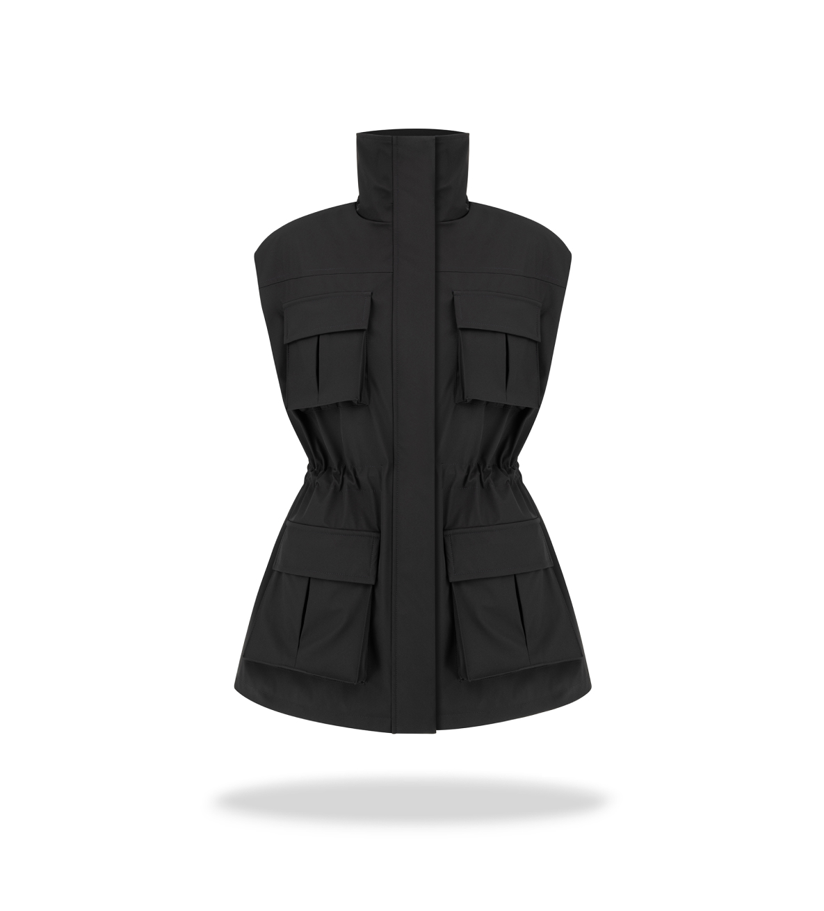 Wodoodporna kamizelka w stylu utility Black