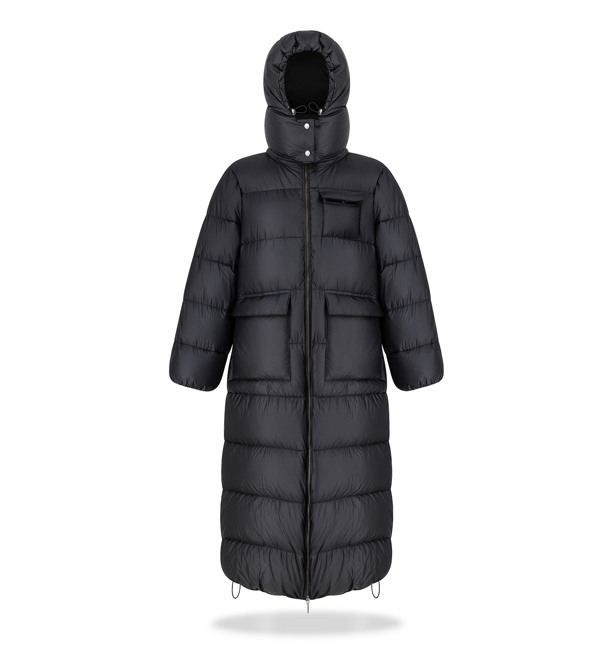 Puchowy płaszcz Oslo Black