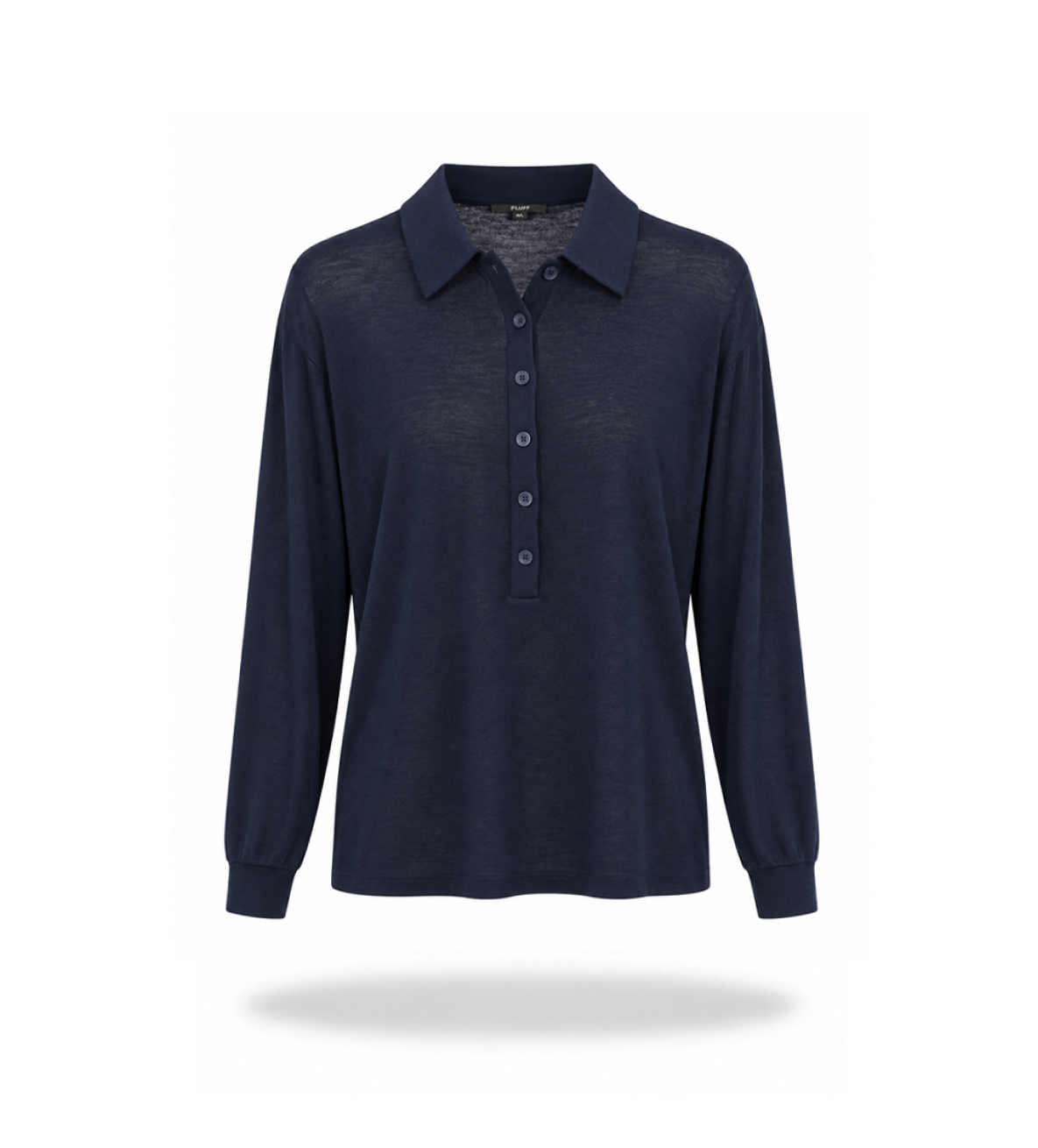 Longsleeve z kaszmirem Navy